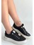 Jlar Siyah Cilt Bağcıklı Spor Ayakkabı 3