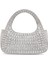 25YG586 Kadın Taşlı Abiye Çanta Gümüş 1