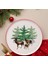 Yılbaşı Pasta Tabağı Deer 21 cm 6 Lı Set 1
