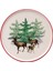 Yılbaşı Pasta Tabağı Deer 21 cm 6 Lı Set 4