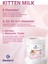 Kıtten Mılk 200 gr Kedi Süt Tozu Anne Sütü Destekli (Hamile ve Yavru Kediler Için) + Biberon 3