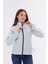 Kadın Slim Fit Tam Fermuarlı Polar Ceket 1