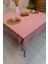 Pötikareli Pembe Ekose Masa Örtüsü 170 x 170 2