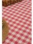 Pötikareli Pembe Ekose Masa Örtüsü 170 x 170 3