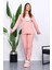 Pudra Kışlık Pamuklu İnterlok Pijama Takımı 1
