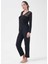 Kadın Dantelli Pijama Takım - 10006 3