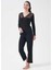 Kadın Dantelli Pijama Takım - 10006 4