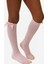 Kız Çocuk Fiyonklu Dizaltı Çorap Pembe 1