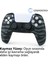 Ps5 Dualsense Joystick Koruyucu Silikon Kılıf – Yüksek Kaliteli, Esnek, Şık Gri Kamuflaj Desenli Kaplama 5