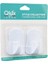 Qlux L-00735 2pcs Opak Beyaz Plastik Askı (5324) 1