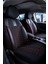 Chevrolet Lacetti Deri Detaylı Oto Koltuk Kılıfı Ön Arka Takım Platinium Seri Siyah Kırmızı Scr 1
