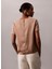 Yuvarlak Yaka Düz Kahve Kadın T-Shirt LV044D144GPAI 4