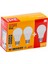 LED Ampul Beyaz Işık 3lü 2