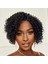 Siyah Kısa Afro Yan Tül Peruk 3