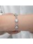 Gümüş Tektaş Kadın Bileklik 5