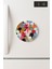 Desenli Temalı Yuvarlak Buzdolabı Magnet – 10X10 cm Kanka Kediler 1