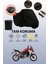 Siyah Arka Çanta Uyumlu Ducati Multistrada V4 Pikes Peak Uyumlu Motosiklet Brandası, Koruyucu Örtü 1