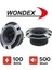 WX-615 Çifti 1000WAT-200W Rms 10 cm Spl Dome Tweeter Tiz 1. Sınıf Kalite 1