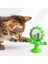 Sıladanal® Vantuzlu Zilli Interaktif Dönebilen Mama Kaplı Renkli Eğlenceli Eğitici Kedi Oyuncağı 2