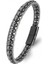 Hematit Doğaltaş ve Çelik Halat Örme Bileklik 9592B2DH2 1