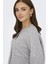 Kadın Onlpıemonte Sıfır Yaka Torba Cepli Yünlü Hırka 15344118 Açık Gri 4
