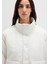 Su Itici Dik Yaka Ekru Ceket 1110618-71609 6