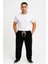 Erkek Fitilli Kadife Cepli Buggy Pantolon Oversize Rahat Kalıp - Siyah 1
