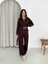 Tesettür Uyumlu Modal Kumaş Kemerli Fermuarlı Şık Günlük Takım / Modest Modal Tracksuit Set 2