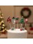 5 Adet Yılbaşı Temalı Pasta Süsü Seti - Noel Kek Topper Kurabiye Dekorasyonu - Silikon Figürler 8
