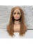 Afro Dalga Front Lace Gerçek Tül Peruk / Sıcak Karamel / 70/75CM 2