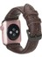 Apple Watch Uyumlu Deri Kordon 42-44-45MM Nm1-As3 Kahve 2