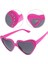 Pembe Kalp Taşlı Parti Gözlüğü 1