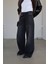 Beli Asimetrik Düğmeli Wideleg Jean 2