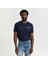 Erkek Lacivert Regular Fit Bisiklet Yaka Logolu T-Shirt 1
