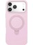 Xmpdby Newface Apple Iphone 17 Pro Max Regal Magsafe Standlı Kapak - Açık Pembe 2