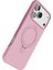 Xmpdby Newface Apple Iphone 17 Pro Max Regal Magsafe Standlı Kapak - Açık Pembe 4