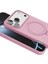 Xmpdby Newface Apple Iphone 17 Pro Max Regal Magsafe Standlı Kapak - Açık Pembe 5