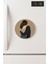 Desenli Temalı Yuvarlak Buzdolabı Magnet – 10X10 cm Sevgililer 1