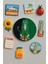 Modern ve Dekoratif Yuvarlak Buzdolabı Magneti Magnet Büyük Boy 10X10 cm - Rangetiger 1