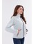 Kadın Slim Fit Tam Fermuarlı Polar Ceket 3