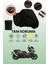 Siyah Arka Çanta Uyumlu Honda Adv 350 Uyumlu Motosiklet Brandası, Koruyucu Örtü 1