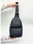 Su Geçirmez Kumaş Siyah Unisex Body Bag Çapraz Omuz Çantası 2
