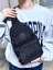 Su Geçirmez Kumaş Siyah Unisex Body Bag Çapraz Omuz Çantası 3