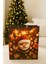 3 Boyutlu Büyük Noel Babalı Yılbaşı Temalı Hediye Paketi & Çanta & Poşet 40*30*12 cm 2