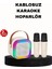 Karaoke Hoparlör Taşınabilir Çift Mikrofonlu ve LED Işıklı Bluetooth 5.0 - MCT8220-9637 1