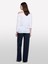 Modal Karışımlı Kayık Yaka Regular Fit T-Shirt Kadın Beyaz T-Shirt - 325P3QU4L12EE 5