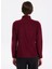 D5WL-SWT3302 Bordo Fermuarlı Yaka Basic Düz Kadın Polar Sweatshırt 5