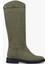 Kadın Valen Yağ Yeşili Süet Çizme 5