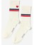 Baskılı 4'lü Paket Soket Çorap Ekru 2