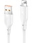 DC64 USB To 1m 3.0A Hızlı Şarj Kablo - Beyaz 1